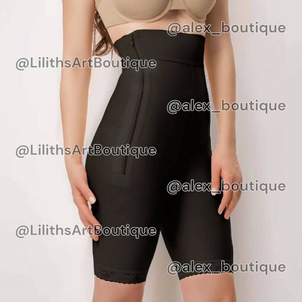 Isavela Comprexxwear High Waist Mid-Thigh Shapewear(O015)-Size 3XL for Women